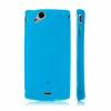 Blue Protective Silicone Gel Skin Case Cover For Sony Ericsson Xperia Arc X12/Arc S
